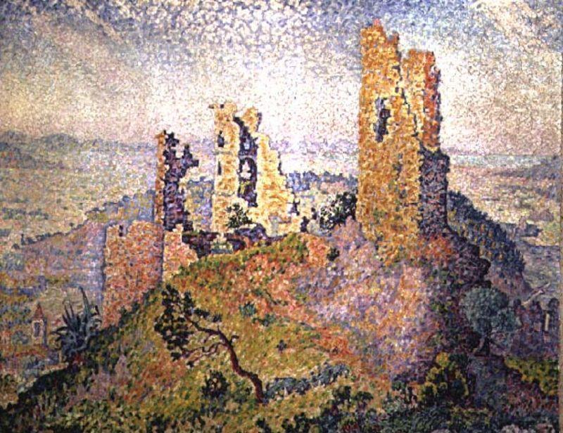 Paul Signac Landscape with a Ruined Castle china oil painting image